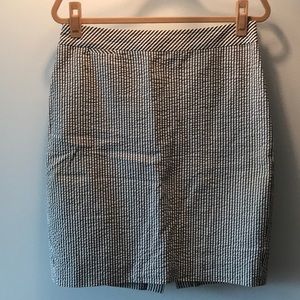 J. Crew gingham pencil skirt